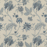 G P & J BAKER BF10904.1.0 ARUNDEL BLUE Fabric - Eade's Wallpaper
