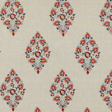 G P & J BAKER BF10923.1.0 WOOTON RED/BLUE Fabric - Eade's Wallpaper