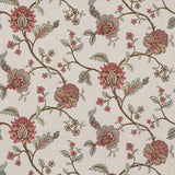 G P & J BAKER BF10937.1.0 SUDBURY RED Fabric - Eade's Wallpaper