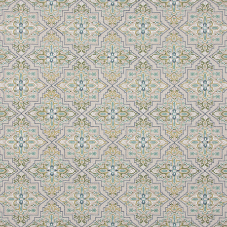 G P & J BAKER BF10940.1.0 BENAKI AQUA Fabric - Eade's Wallpaper