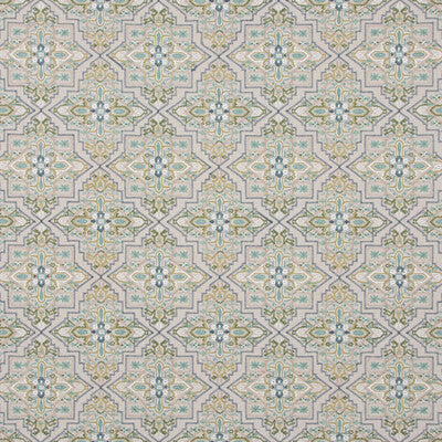 G P & J BAKER BF10940.1.0 BENAKI AQUA Fabric - Eade's Wallpaper