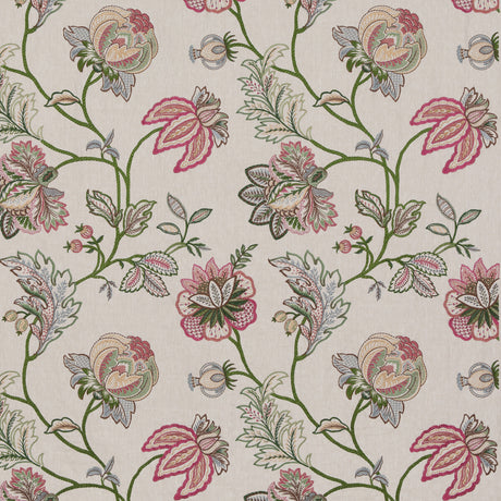 G P & J BAKER BF10942.1.0 AGRA FUCHSIA Fabric - Eade's Wallpaper