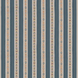 G P & J BAKER BF10943.1.0 ASHLAR STRIPE BLUE Fabric - Eade's Wallpaper