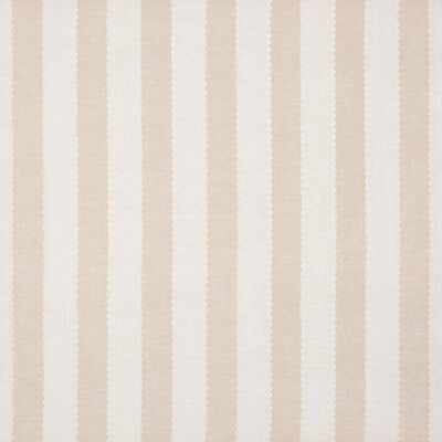 G P & J BAKER BF10944.225.0 ASHMORE STRIPE PARCHMENT Fabric - Eade's Wallpaper