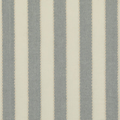 G P & J BAKER BF10944.660.0 ASHMORE STRIPE BLUE Fabric - Eade's Wallpaper
