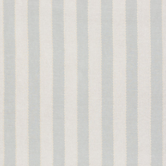G P & J BAKER BF10944.725.0 ASHMORE STRIPE AQUA Fabric - Eade's Wallpaper