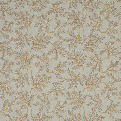 G P & J BAKER BF10945.715.0 CHELSEA FERN AQUA/BRONZE Fabric - Eade's Wallpaper