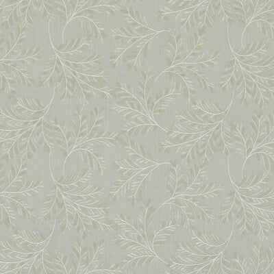 G P & J BAKER BF10945.725.0 CHELSEA FERN AQUA Fabric - Eade's Wallpaper