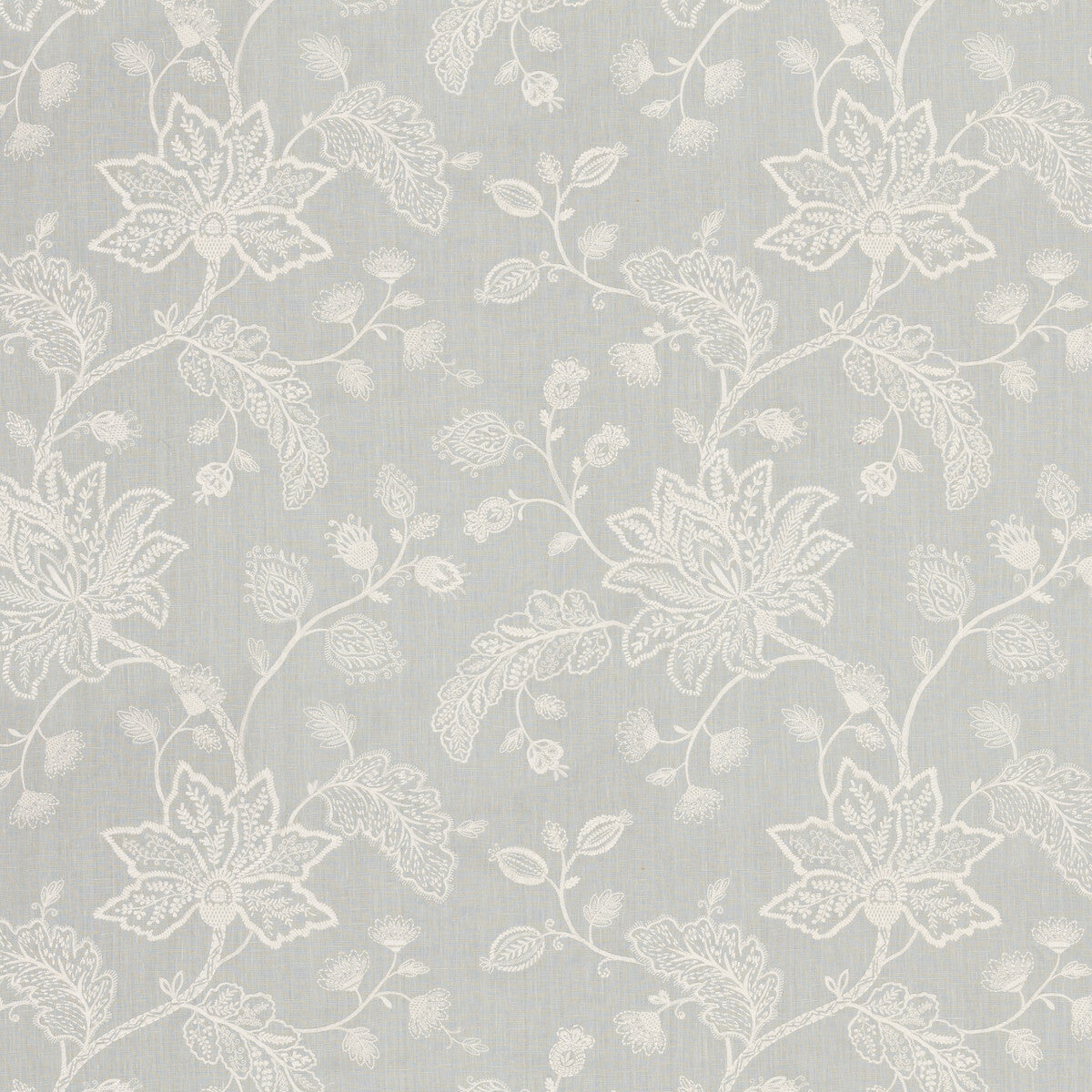 G P & J BAKER BF10947.725.0 DUNHAM AQUA Fabric - Eade's Wallpaper