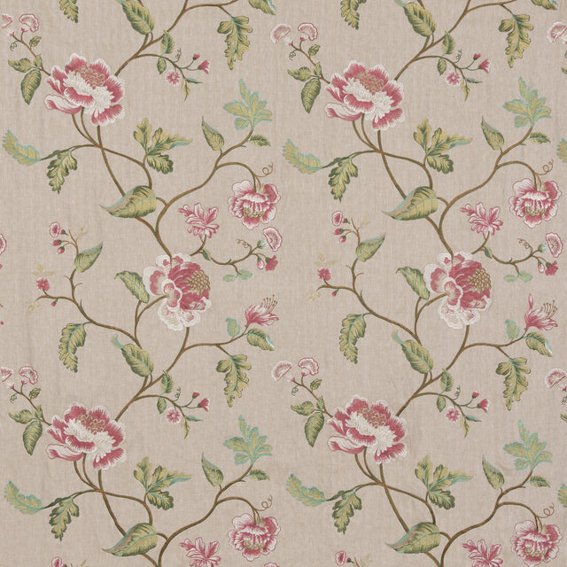 G P & J BAKER BF10951.2.0 LAVENHAM ROSE Fabric - Eade's Wallpaper