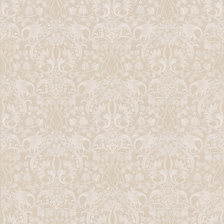 G P & J BAKER BF10995.1.0 FRITILLERIE EMBROIDERY NATURAL Fabric - Eade's Wallpaper