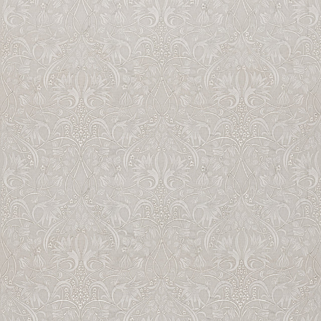 G P & J BAKER BF10996.1.0 FRITILLERIE EMBROIDERY IVORY Fabric - Eade's Wallpaper