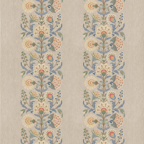 G P & J BAKER BF10997.1.0 ANNESLEY BLUE Fabric - Eade's Wallpaper
