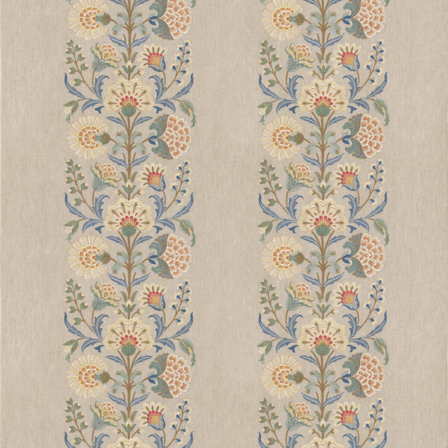 G P & J BAKER BF10997.1.0 ANNESLEY BLUE Fabric - Eade's Wallpaper