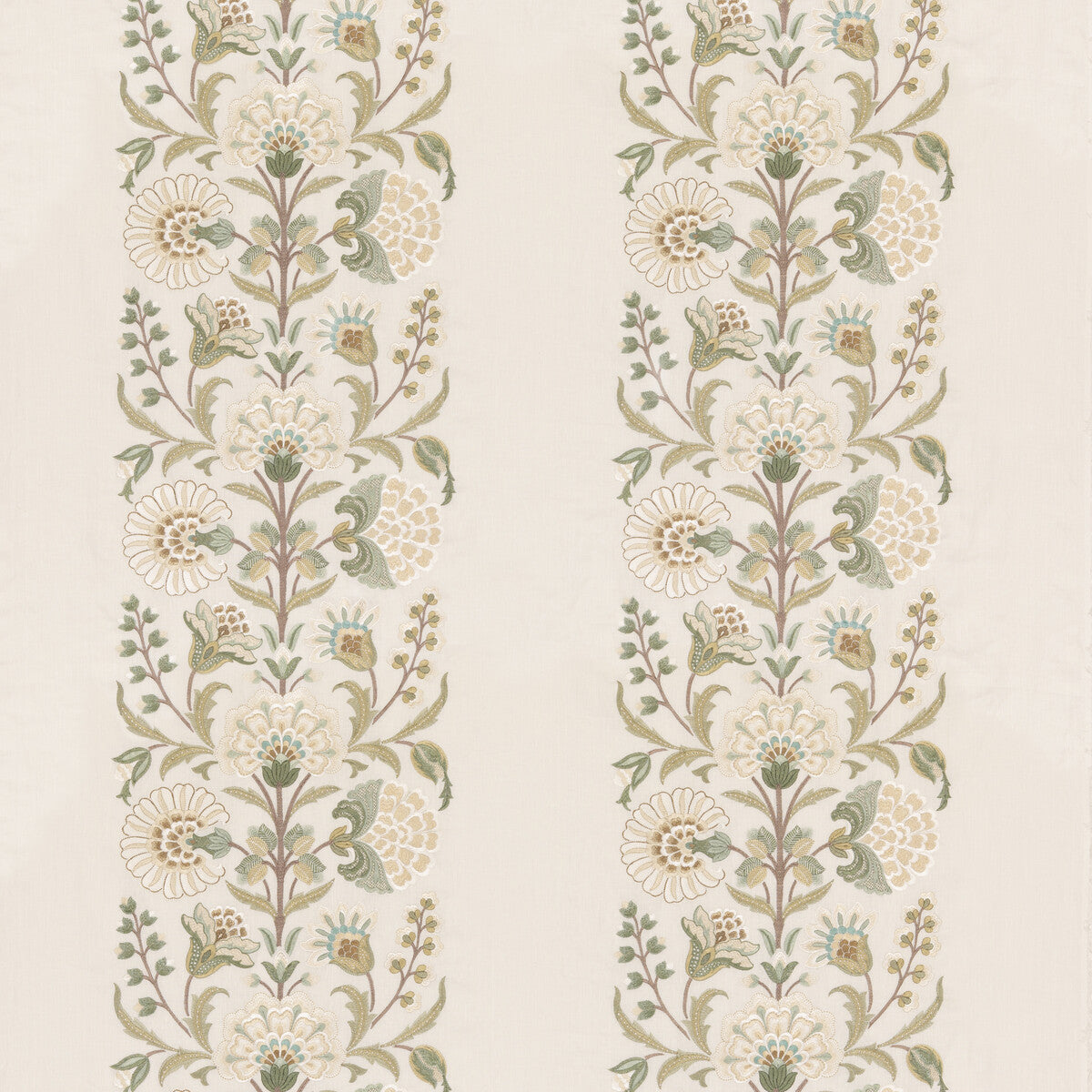 G P & J BAKER BF10997.2.0 ANNESLEY GREEN Fabric - Eade's Wallpaper