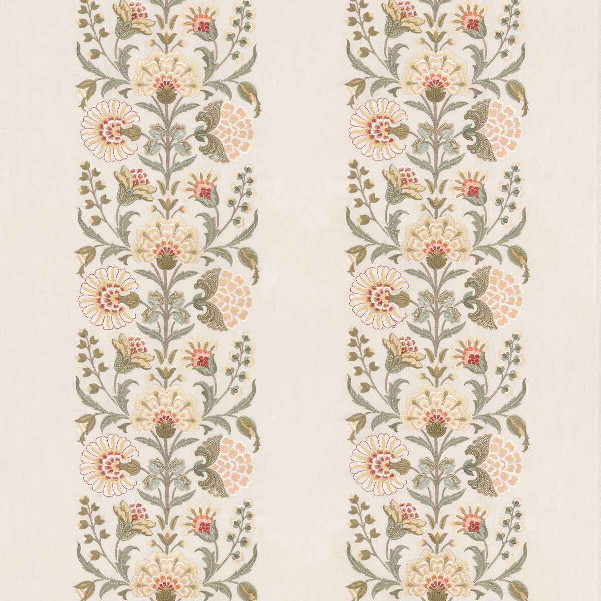 G P & J BAKER BF10997.3.0 ANNESLEY CORAL Fabric - Eade's Wallpaper