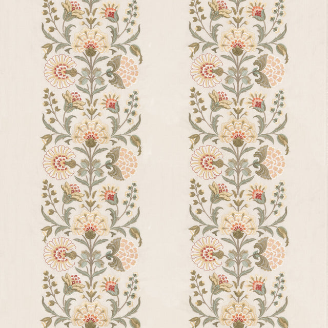 G P & J BAKER BF10997.3.0 ANNESLEY CORAL Fabric - Eade's Wallpaper