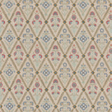 G P & J BAKER BF10998.2.0 PERRYCROFT RED/GREEN Fabric - Eade's Wallpaper