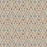 G P & J BAKER BF10998.2.0 PERRYCROFT RED/GREEN Fabric - Eade's Wallpaper