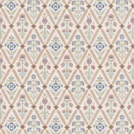 G P & J BAKER BF10998.3.0 PERRYCROFT CORAL Fabric - Eade's Wallpaper