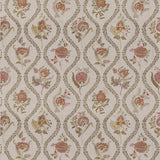 G P & J BAKER BF11025.3.0 BURFORD EMBROIDERY RED/BRONZE Fabric - Eade's Wallpaper