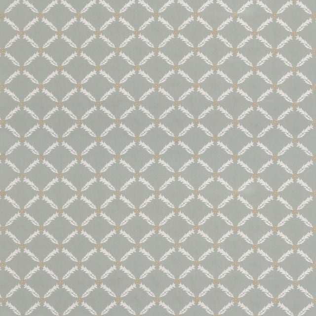 G P & J BAKER BF11030.725.0 ASHBURY AQUA Fabric - Eade's Wallpaper