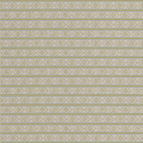 G P & J BAKER BF11034.4.0 BURFORD STRIPE AQUA/GREEN Fabric - Eade's Wallpaper
