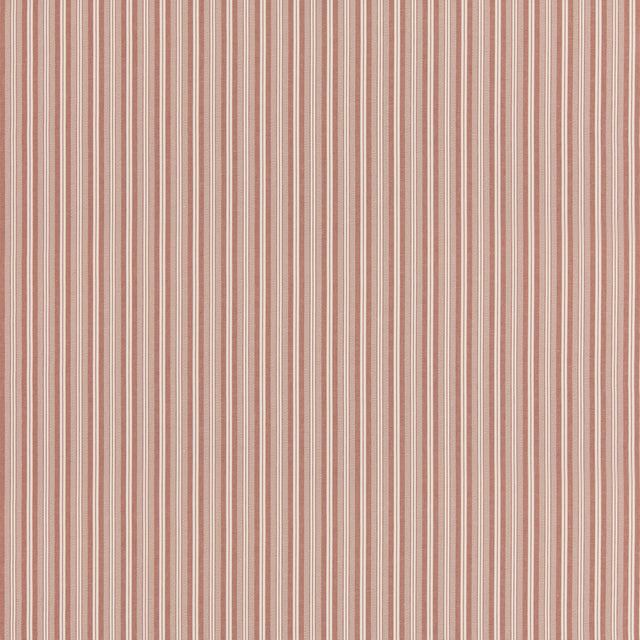 G P & J BAKER BF11037.450.0 LAVERTON STRIPE SOFT RED Fabric - Eade's Wallpaper