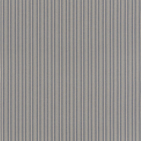 G P & J BAKER BF11037.640.0 LAVERTON STRIPE DENIM Fabric - Eade's Wallpaper