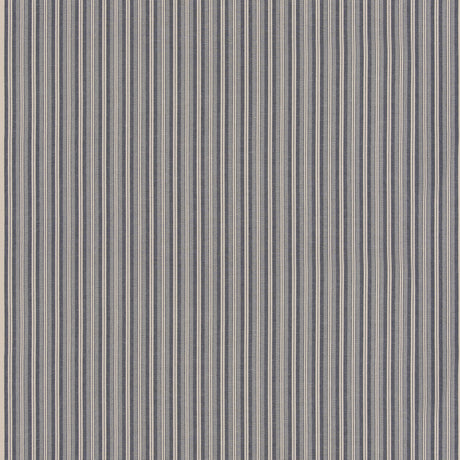 G P & J BAKER BF11037.680.0 LAVERTON STRIPE INDIGO Fabric - Eade's Wallpaper