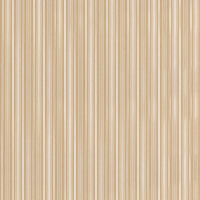 G P & J BAKER BF11037.840.0 LAVERTON STRIPE OCHRE Fabric - Eade's Wallpaper
