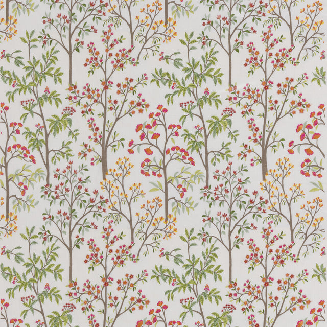 G P & J BAKER BF11041.1.0 PENALLY RED/GREEN Fabric - Eade's Wallpaper