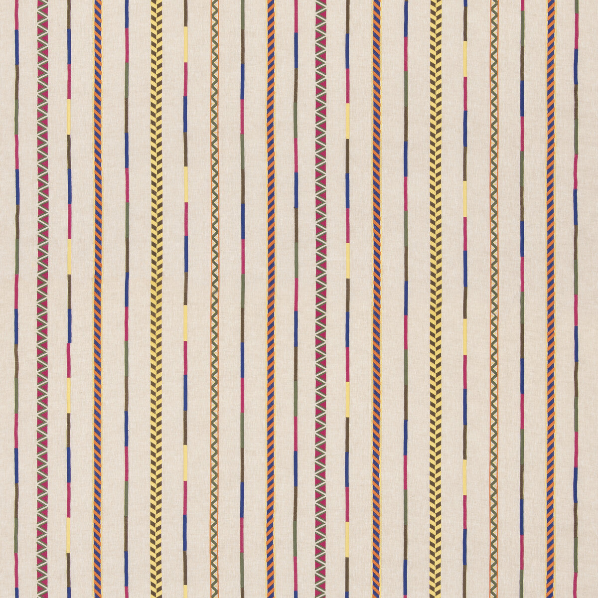 G P & J BAKER BF11053.1.0 BACKDROP FUCHSIA/BLUE Fabric - Eade's Wallpaper