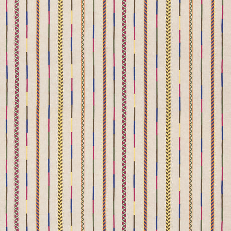 G P & J BAKER BF11053.1.0 BACKDROP FUCHSIA/BLUE Fabric - Eade's Wallpaper
