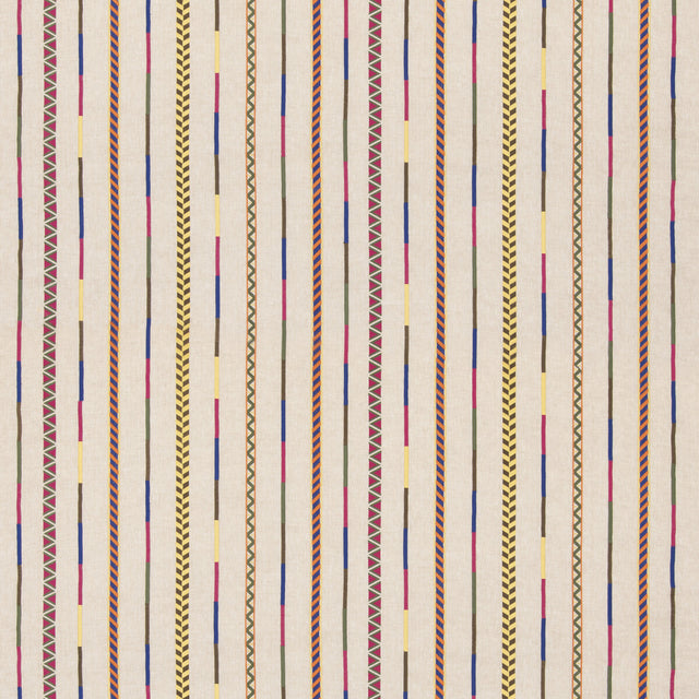 G P & J BAKER BF11053.1.0 BACKDROP FUCHSIA/BLUE Fabric - Eade's Wallpaper