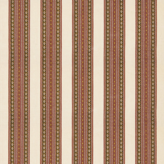 G P & J BAKER BF11059.1.0 WORLDS APART FUCHSIA/OCHRE Fabric - Eade's Wallpaper