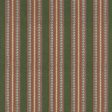 G P & J BAKER BF11059.4.0 WORLDS APART GREEN/CORAL Fabric - Eade's Wallpaper