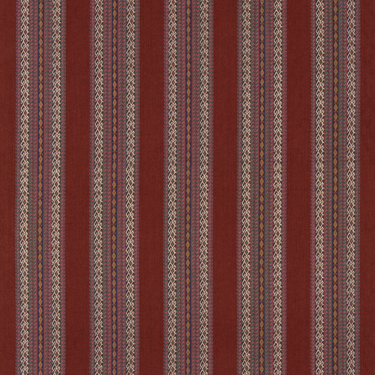 G P & J BAKER BF11059.6.0 WORLDS APART PLUM Fabric - Eade's Wallpaper