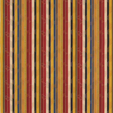 G P & J BAKER BF11061.2.0 JOGALONG RED/OCHRE Fabric - Eade's Wallpaper