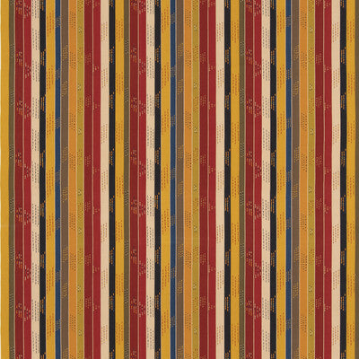 G P & J BAKER BF11061.2.0 JOGALONG RED/OCHRE Fabric - Eade's Wallpaper