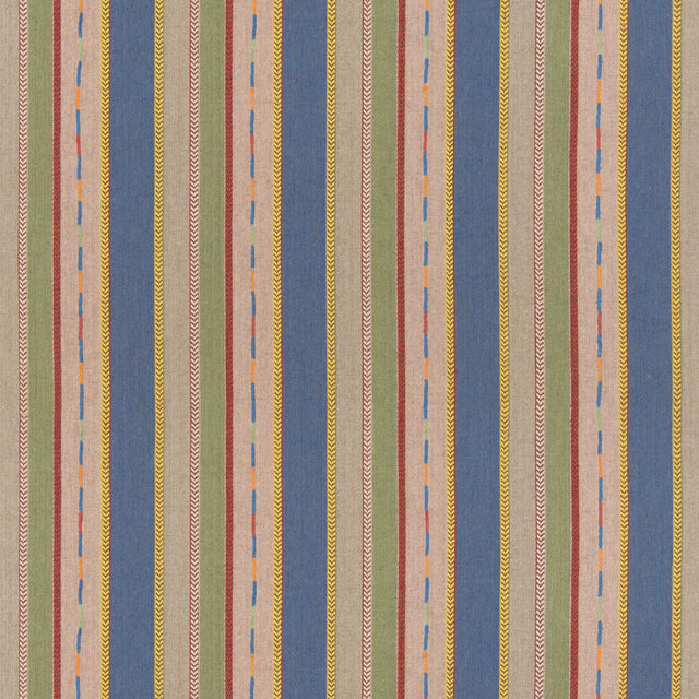 G P & J BAKER BF11062.4.0 BUNTY BLUE/GREEN Fabric - Eade's Wallpaper