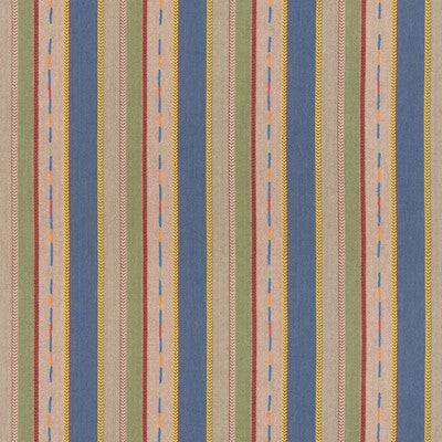 G P & J BAKER BF11062.4.0 BUNTY BLUE/GREEN Fabric - Eade's Wallpaper