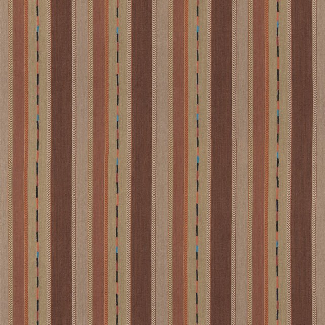G P & J BAKER BF11062.5.0 BUNTY BROWN Fabric - Eade's Wallpaper