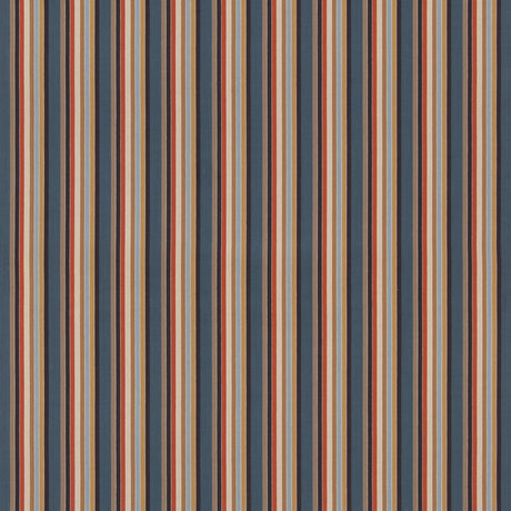 G P & J BAKER BF11063.2.0 WILD ONE INDIGO/COCOA Fabric - Eade's Wallpaper