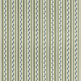 G P & J BAKER BF11081.3.0 HALKI STRIPE EMERALD/BLUE Fabric - Eade's Wallpaper