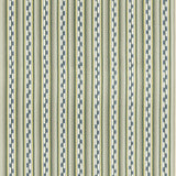 G P & J BAKER BF11081.3.0 HALKI STRIPE EMERALD/BLUE Fabric - Eade's Wallpaper