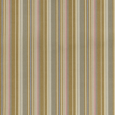 G P & J BAKER BF11082.3.0 PETRA STRIPE SAND/GREY Fabric - Eade's Wallpaper