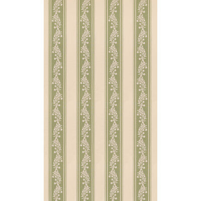 G P & J BAKER ALDBURY STRIPE BF11121.735.0 in GREEN Fabric -