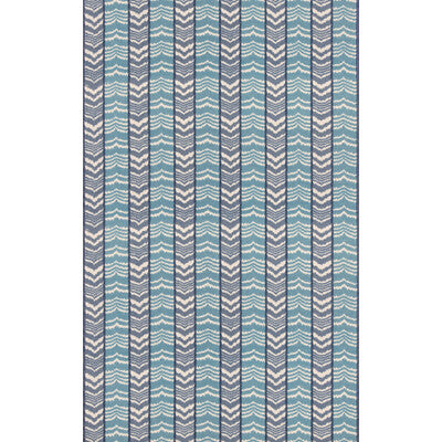 G P & J BAKER HENLEY BF11122.2.0 in BLUE Fabric - CANTON