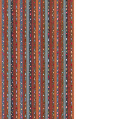 G P & J BAKER TIP TOE BF11128.1.0 in INDIGO/CHOCOLATE Fabric